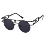 lunettes de soleil steampunk gothique pour hommes noir avec verres 495 1
