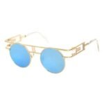 lunettes de soleil steampunk gothique pour hommes or avec verres 897 1