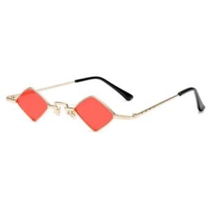 lunettes de soleil steampunk losange or avec verres rouges roas200 454 1
