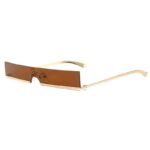 lunettes de soleil steampunk rectangulaires inversees femme or 160 1