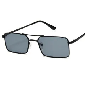 Lunettes Soleil Rectangulaires Vintages Indispensables 1 lunette de soleil rectangulaire noir