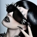 Lunettes Steampunk Goth Rivets Géants
