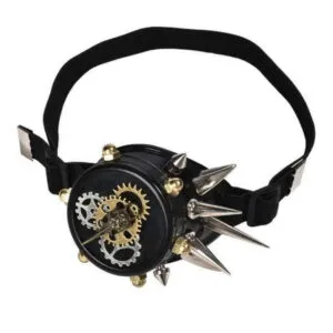 Monocle Steampunk avec Rivets Vintage pour Costume 3 monocle steampunk