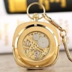 Montre Steampunk Gousset Carrée Vintage