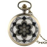 Montre Steampunk Gousset Fleur Victorienne