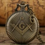 Montre Steampunk Gousset Franc-maçonnique