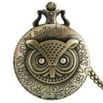 Montre Steampunk Gousset Hibou Goth