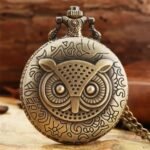 Montre Steampunk Gousset Hibou Goth