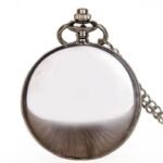 Montre Steampunk Gousset Plaquée Argent Victorienne