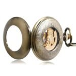 montre a gousset steampunk pour vivre pleinement bronze avec coffret 796 1