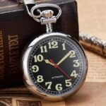 Montre Steampunk Gousset Cadran Chiffres Arabes