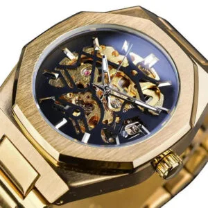 montre cadran hexagonal