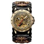montre style medievale creation unique pour hommes tendance noir 634 1