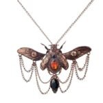 Pendentif Steampunk Insecte Mécanique