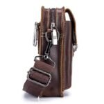 Pochette Steampunk Cuir Homme Élégante