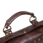 sac a main edition limitee marron steampunk avec rivets dores roas300 729 1