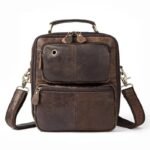 Sac Steampunk Cuir Vintage Bandoulière Réglable