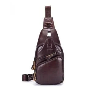 Sac de Poitrine en Cuir pour Essentiels à Portée 2 sac de poitrine cuir homme