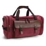 sac de voyage toile vintage durable rouge roas300 479 1
