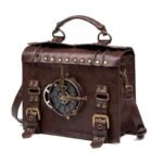 Sac Steampunk Edison Rivets Dorés