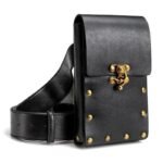 Sacoche Steampunk Vintage Marron Noir