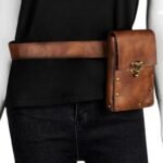 Sacoche Steampunk Vintage Marron Noir