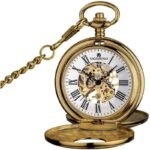 Montre Steampunk Gousset Dorée Élégante