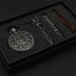 Montre Steampunk Gousset Vintage Chaînes Assorties