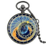 Montre Steampunk Gousset Astronomique Rétro Industriel