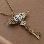 Pendentif Clé Steampunk Industrielle