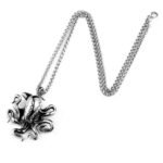 Pendentif Steampunk Poulpe Acier Inoxydable